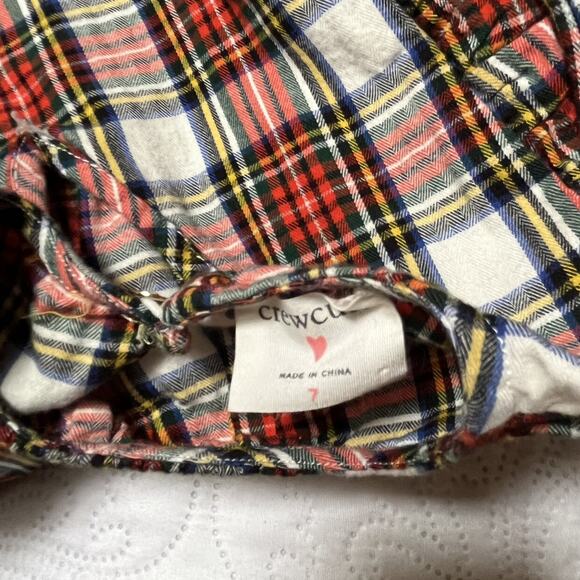 Crewcuts Snowy Stewart Tartan Plaid Dress Size 7 - Picture 6 of 6